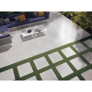 Cifre Ceramica MidTown wand- en vloertegel - 90x90cm - gerectificeerd - Betonlook - Pearl mat (grijs) SW07312477-3