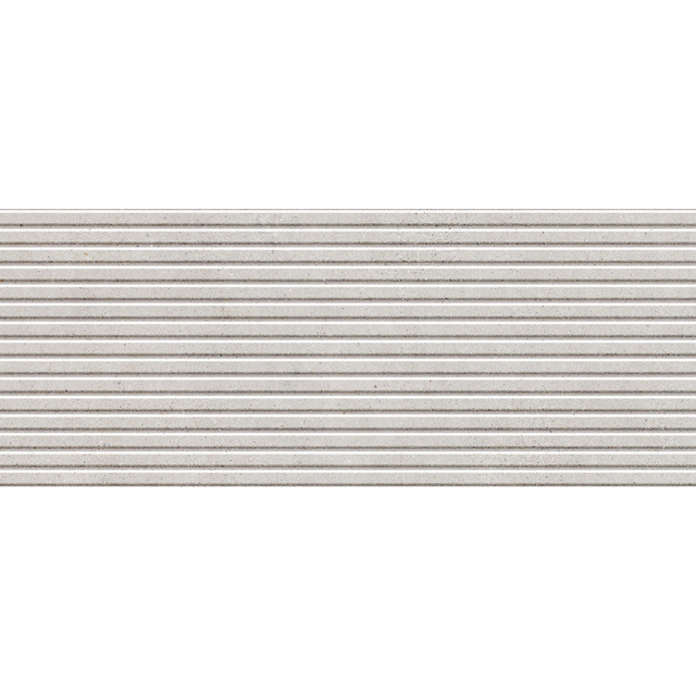 Cifre Ceramica Borneo wandtegel - 30x75cm - gerectificeerd - Betonlook - Pearl decor mat (grijs) SW07314756-2
