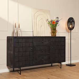 Het Steigerhouthuis Dressoir Brandy Black | 160 cm