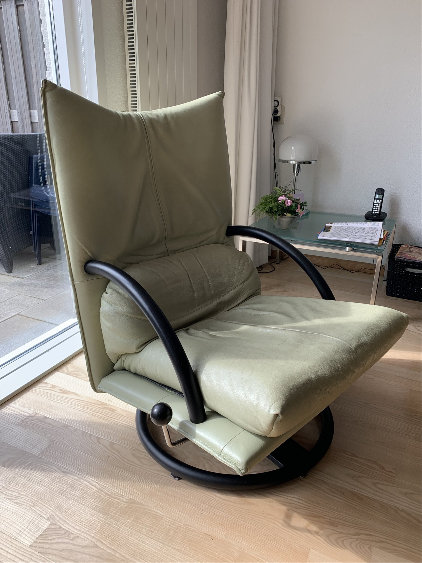 Rolf Benz 2x  fauteuil Leather - Tweedehands