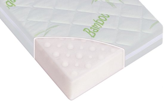 Onbekend Baby matras - Air Comfort Bamboe 60 x 120 cm Ledikantmatras