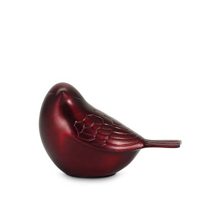 Urnwebshop Songbird Vogel Urntje Crimson Red (0.1 liter)