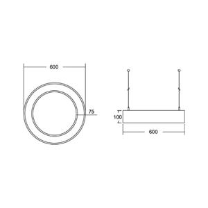 BRUMBERG Biro Circle Ring10 direkt Ø 60 cm DALI CCT, weiß