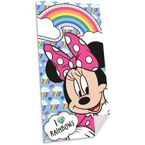 Disney Minnie Mouse strand/badlaken - 70 x cm - katoen - voor kinderen