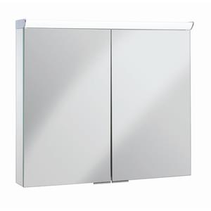 Crosswater Lustro Spiegelkast - 80x70cm - LED verlichting - 2 deuren - IP44 LU8070