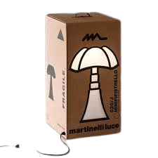 Martinelli Luce  Card box with light Vloerlamp