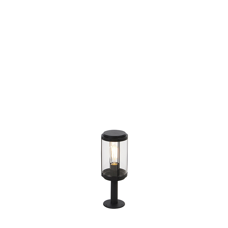 QAZQA Smart design buitenlamp zwart 40 cm incl. wifi ST64 - Schiedam