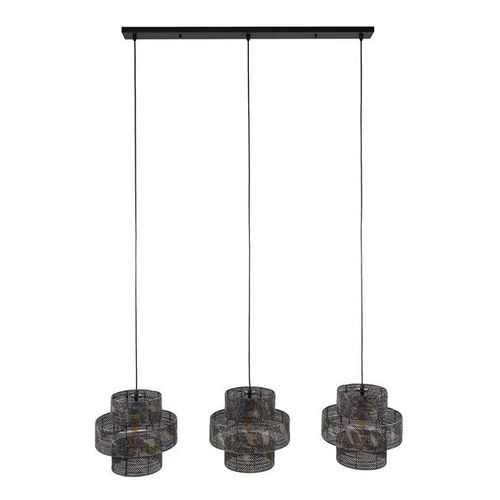 Hoyz Collection  Hanglamp 3l Lantern - Zwart Bruin