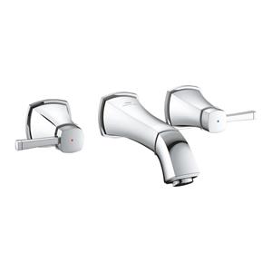 Grohe Grandera 3-gats wastafelmengkraan wand 177mm chroom 20622000