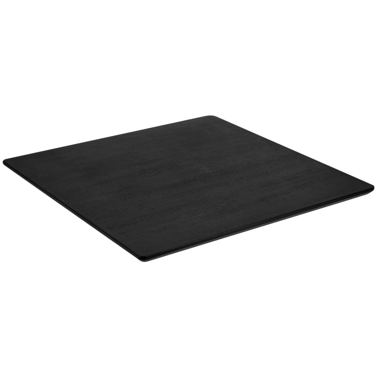 Vega Tafelblad Acerios vierkant; 60x60x2.5 cm (LxBxH); zwart; vierkant