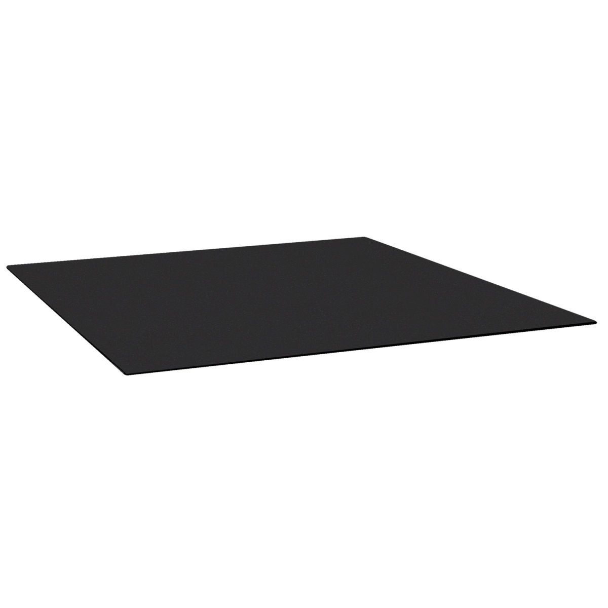 Vega Glazen tafelblad Metropolitan Statafel; 69.5x61x0.5 cm (LxBxH); zwart; rechthoekig