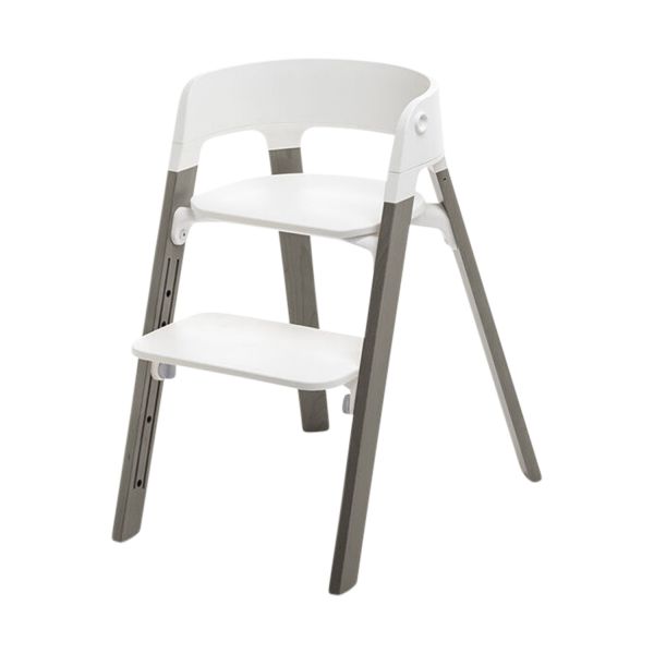 Stokke Steps™ Kinderstoel Incl. Babyset + Eetblad - Hazy / Grey