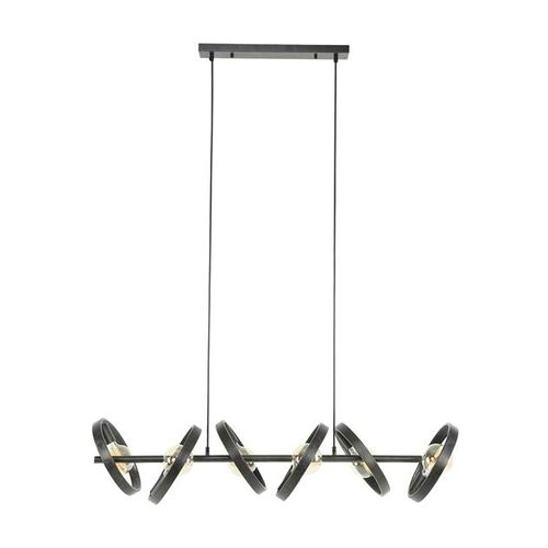 Hoyz Collection  Hanglamp 6l Hover - Charcoal
