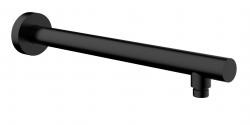 Aqua Splash luxe douche-arm rond muurbev.45 cm zwart 