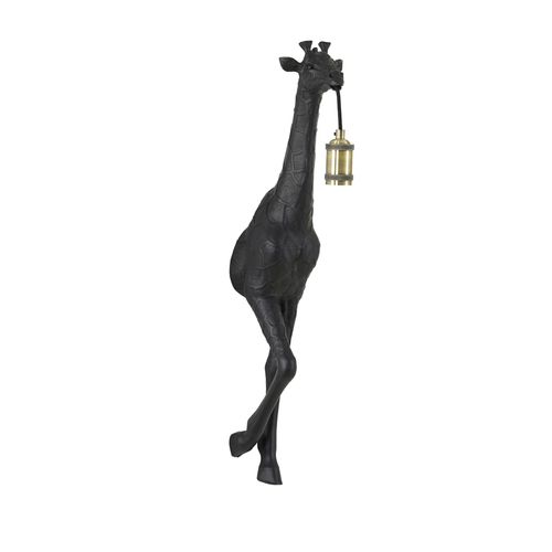 Light & Living  Wandlamp Giraffe - 64.5x30x191cm - Zwart