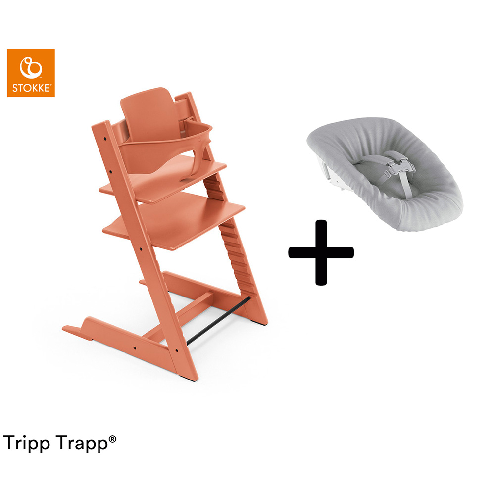 Stokke Tripp Trapp Compleet + Newborn Set™ - Terracotta (V2)