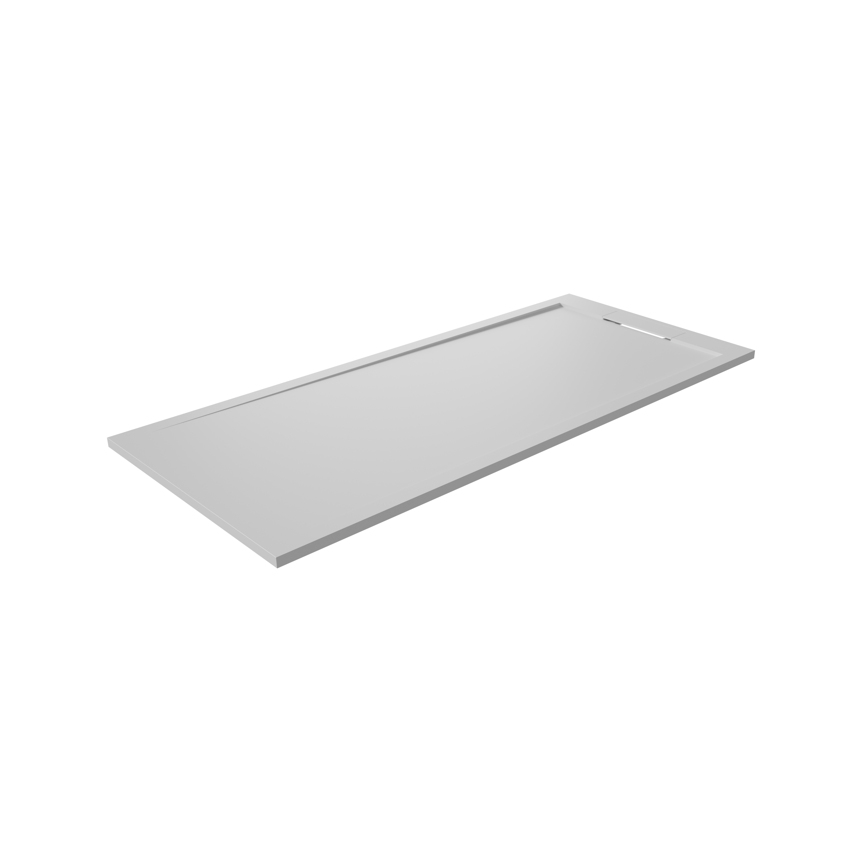 Balmani Andes douchebak 180 x 80 cm solid surface mat wit