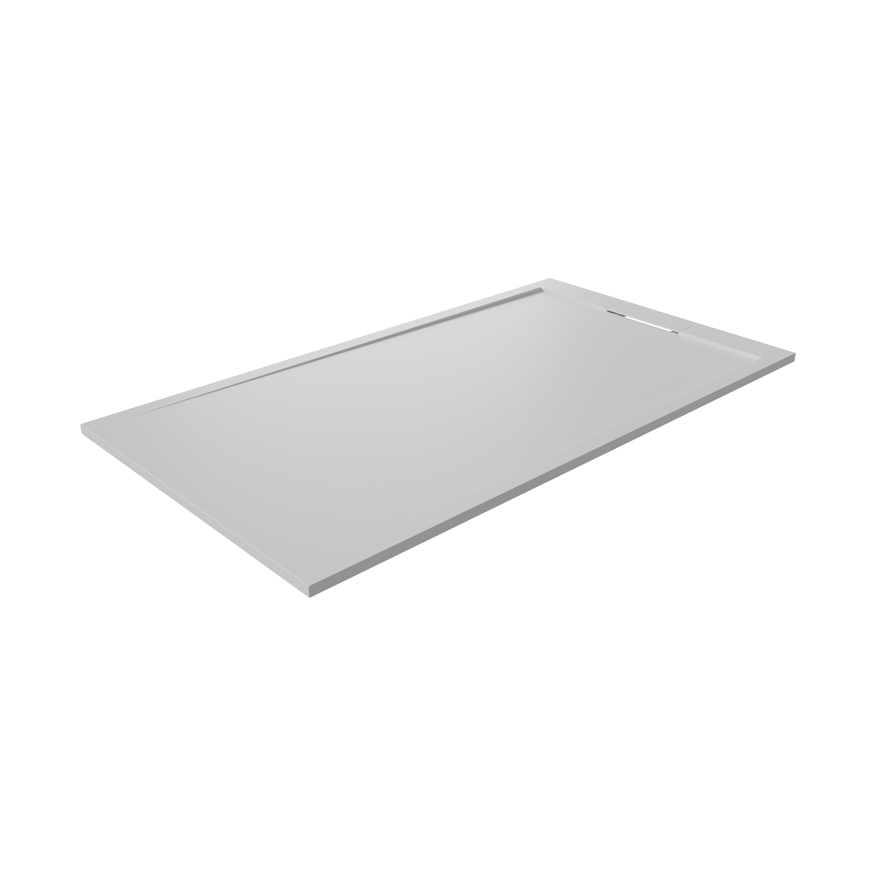 Balmani Andes douchebak 180 x 100 cm solid surface mat wit