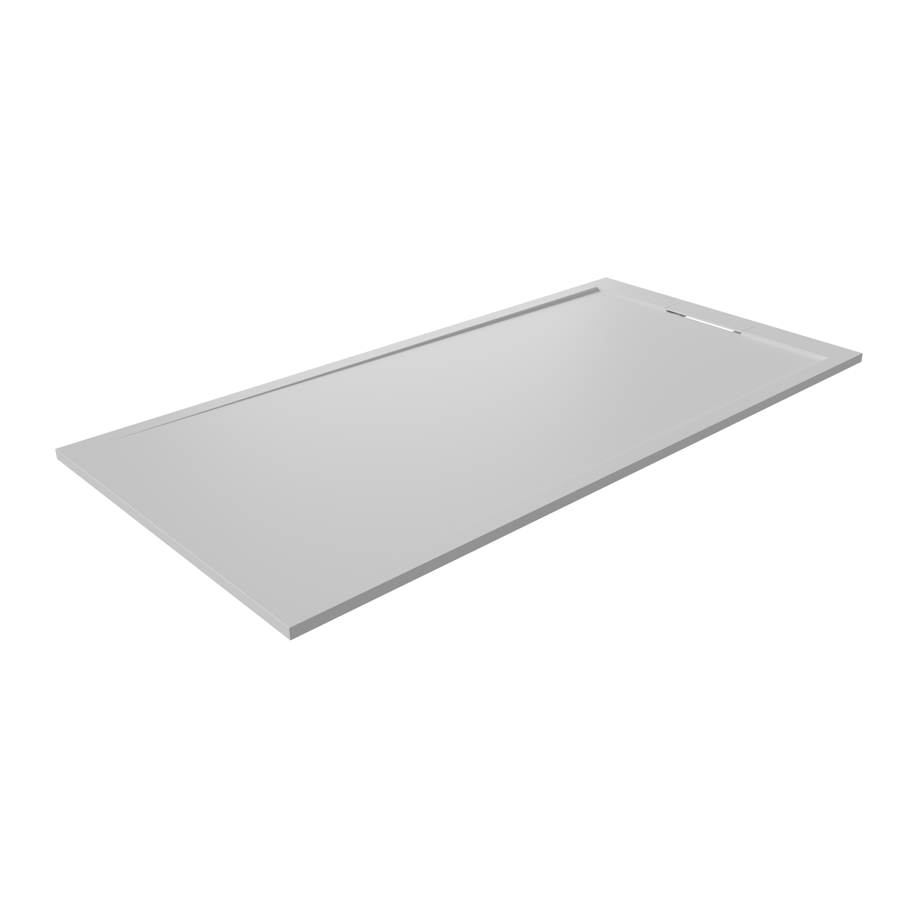 Balmani Andes douchebak 200 x 100 cm solid surface mat wit