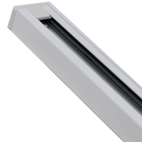 BES LED Spanningsrail - Facto - 1 Fase - Opbouw - Aluminium - Wit - 1 Meter
