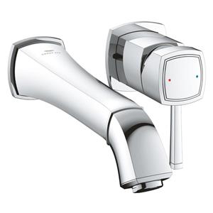 Grohe Grandera 2-gats wastafelmengkraan wand 234mm chroom 29417000