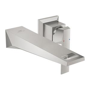 Grohe Allure brilliant 2-gats wastafelmengkraan wand 220mm supersteel 29403DC0