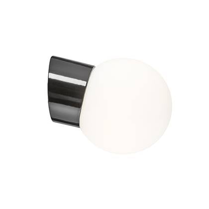 Ifo Electric Ifö Electric Classic Globe wandlamp porselein zwart IP54 150 mm LED
