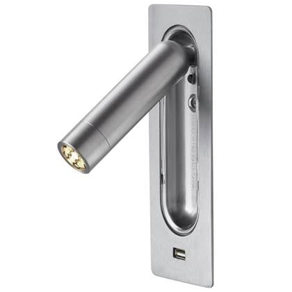 Marset Ledtube RSC USB wandlamp LED aluminium