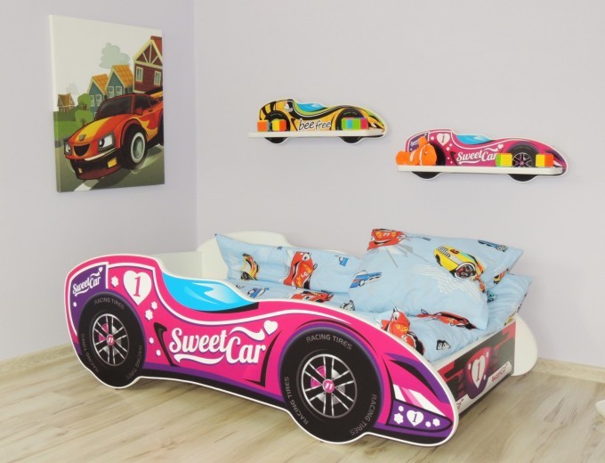 Top Beds Peuterbed  F1 70x140 Sweet Car Incl. Matras