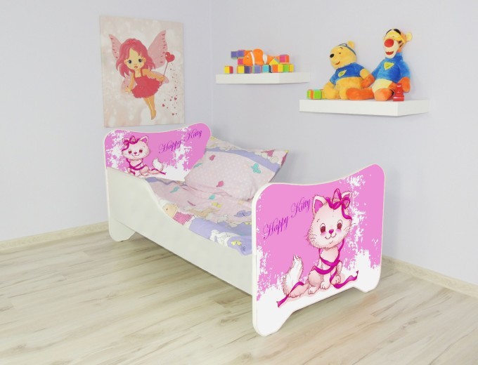 Top Beds Peuterbed  Happy 70x140 Happy Kitty Incl. Matras