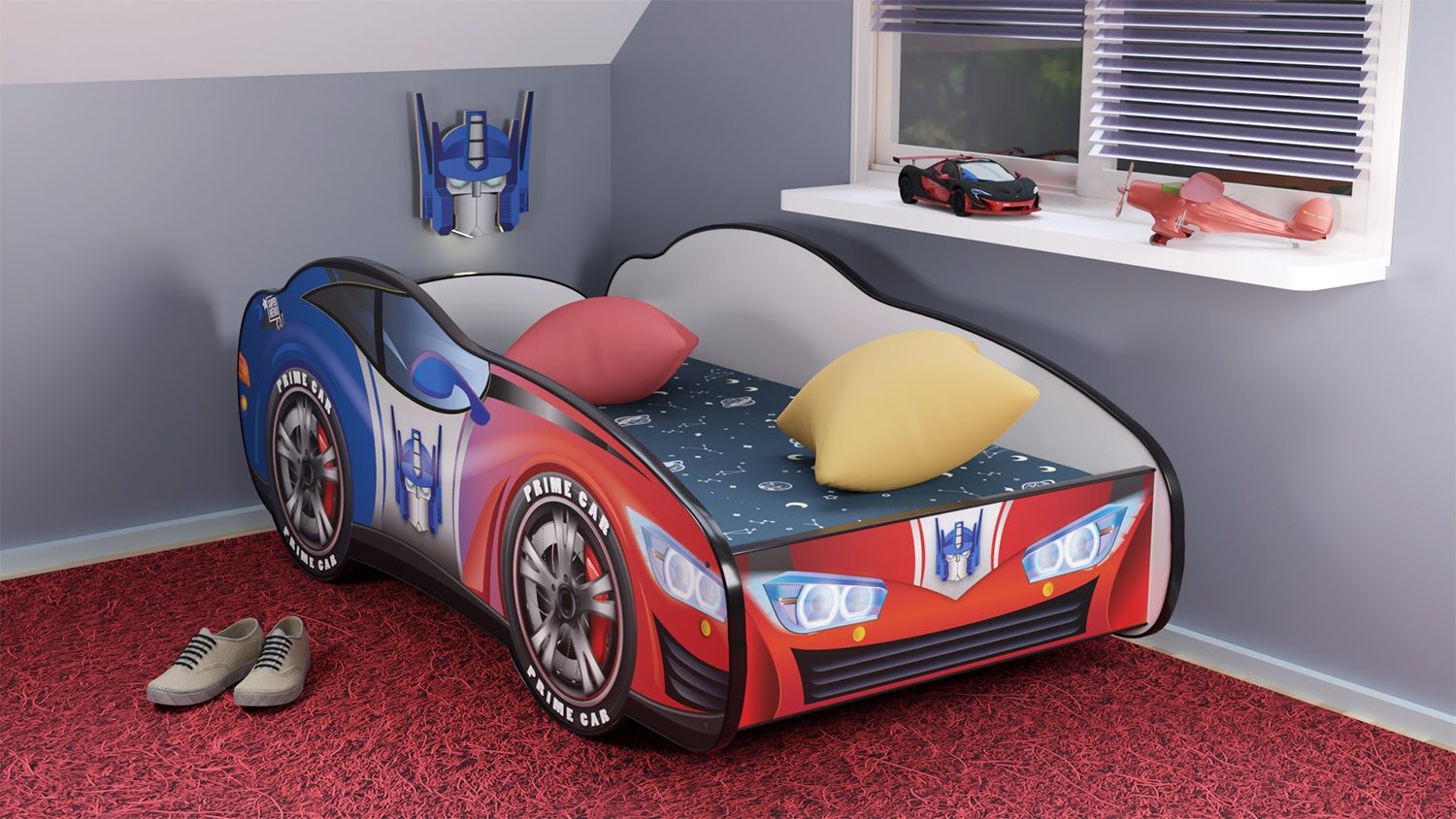 Top Beds Peuterbed  Racing Car 70x140 Hero Prime Car Incl. Matras