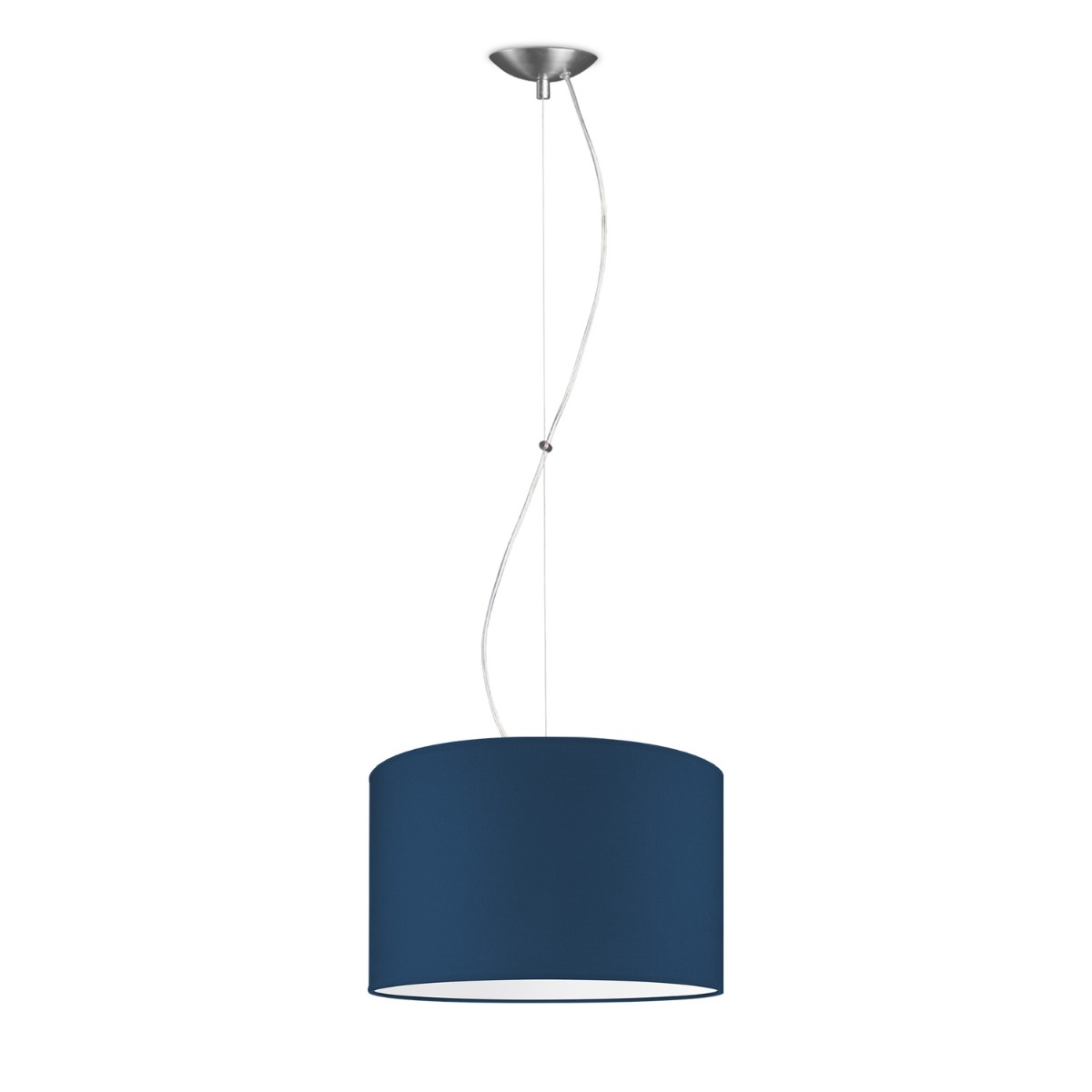 hanglamp basic deluxe bling Ø 35 cm - blauw