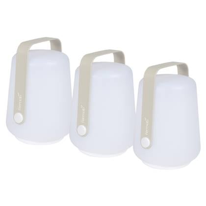 Fermob Balad outdoor tafellampjes - set van 3 - H13,5 cm - Gris Argile