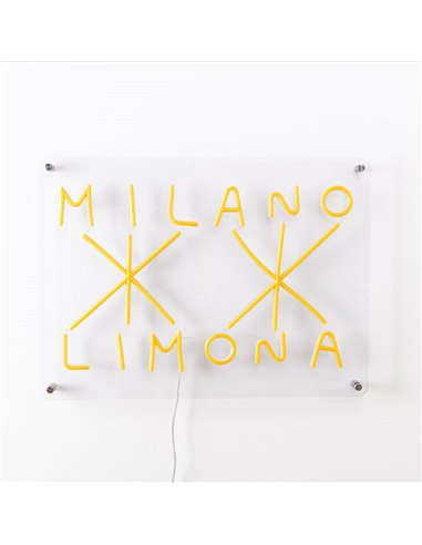 Seletti CODALUNGA X  LED bord 52 x 38 cm Met transformer - Milano-Limona