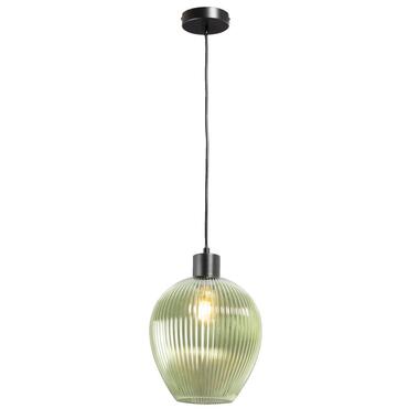 Leen Bakker Hanglamp Jolien - groen - Ø22x120 cm