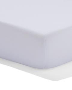 HEMA Topper Hoeslaken Percal 90x200 Wit (wit)