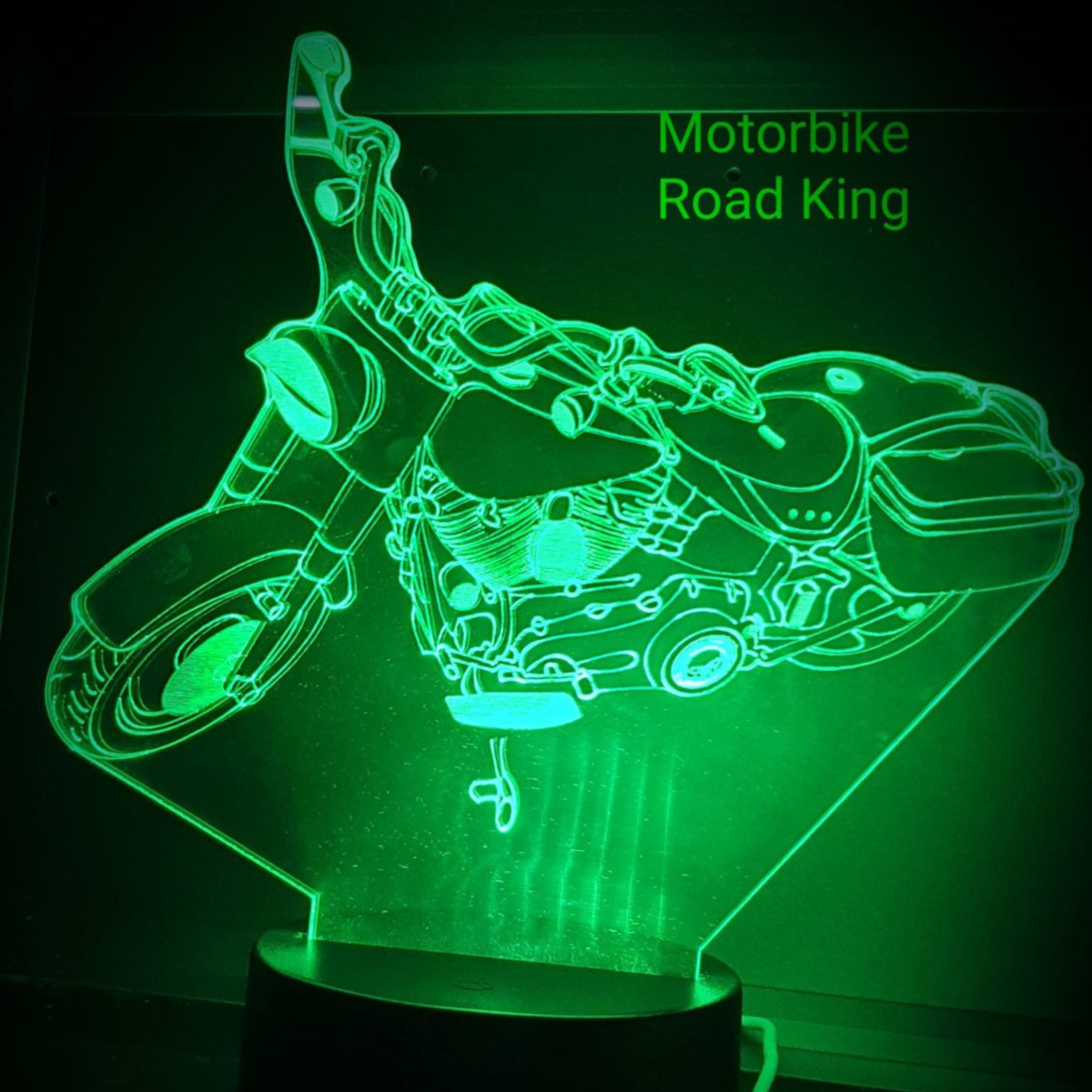 3D LED LAMP - MOTORBIKE ROAD KING