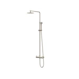 IVY Pact Regendoucheset 1 opbouw - 30cm slim hoofddouche - 3-standen handdouche Geborsteld nickel PVD CSP1GNBC