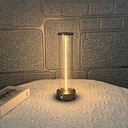 Light in the box 1pc nieuwe naastlamp met drie helderheidsniveaus, led-sfeerlicht, USB-oplaadbare magnetische buitenlamp, ademende tafellamp, creatief draagbaar sfeernachtlampje voor slaapkamer