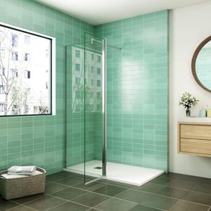 AICA Sanitaire Aica Inloopdouche 60x200cm 8mm Helder Veiligheidsglas P6w5-132