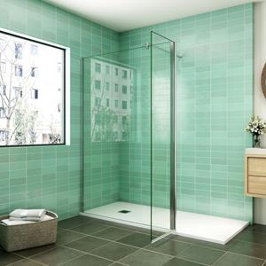 AICA Sanitaire Aica Inloopdouche 110x200cm 8mm Helder Veiligheidsglas P11w5-131