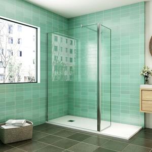 AICA Sanitaire Aica Inloopdouche 110x200cm 8mm Helder Veiligheidsglas P11w5-123