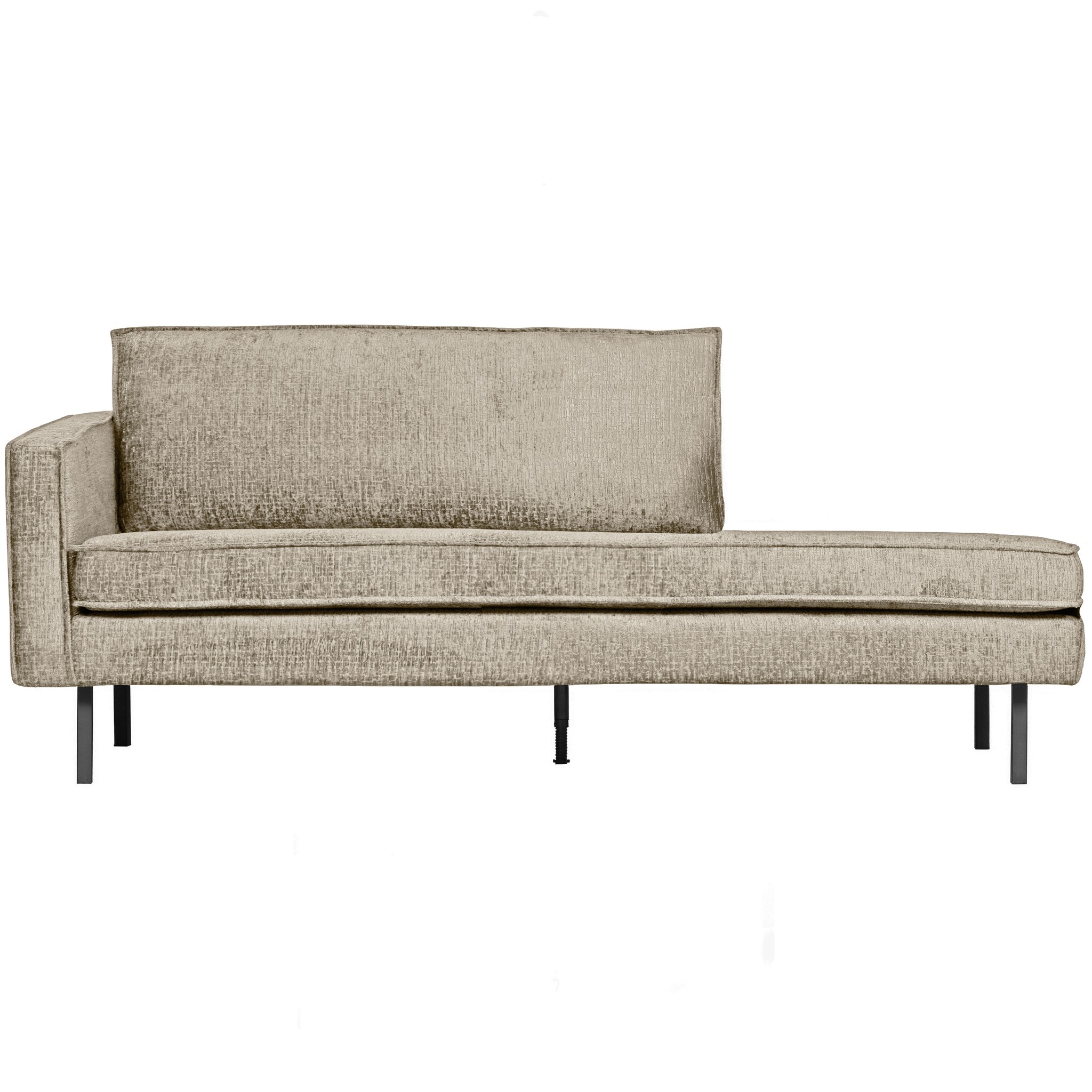 BePureHome RODEO DAYBED LEFT STRUCTURE VELVET WHEATFIELD