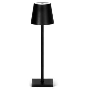 Lichtendirect  Led Tafellamp - Oplaadbaar - Dimbaar - Touch Lamp Zwart-nachtlamp - Bureaulamp