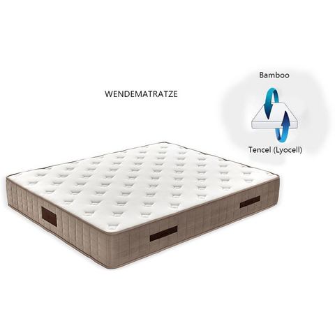 Yatas Pocketveringsmatras Majesteit premium Tencel bamboe - majesteit premium Tencel hoogte 30 cm