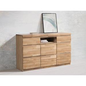 Home affaire Woltra Dressoir Oslo Breedte ca. 135 cm, gedeeltelijk massief