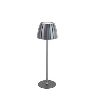 Light Trend Moderne tafellamp grijs 3-staps dimbaar oplaadbaar - Dolce