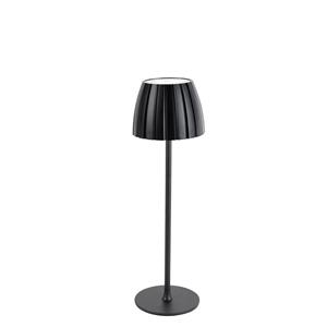 Light Trend Moderne tafellamp zwart 3-staps dimbaar oplaadbaar - Dolce