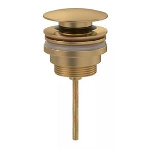 Villeroy & Boch Universal afvoerplug - push to open - Rond - matt brushed gold (goud) TVP00000302076