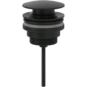 Villeroy & Boch Universal afvoerplug - push to open - Rond - mat zwart TVP000003020K5